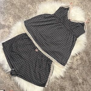 Sweet Black/White/Pink Pajama Set